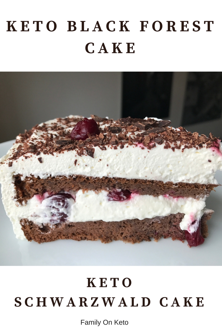 KETO BLACK FOREST CAKE 🍒KETO LCHF SCHWARZWALD CAKE 🎂👑 🍒 Family On Keto