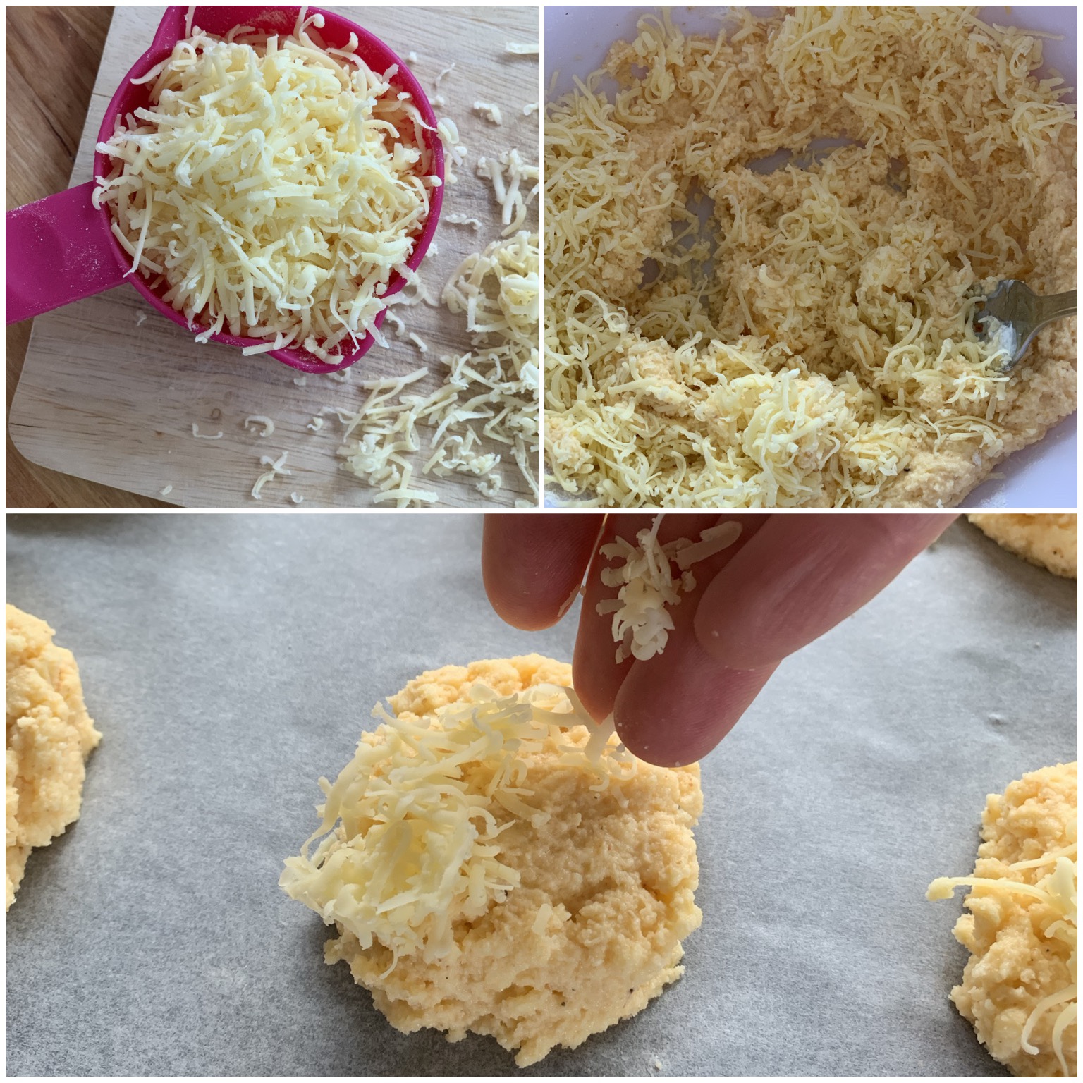 Keto Cheddar Biscuits with Coconut Flour and Sesame Flour Family On Keto