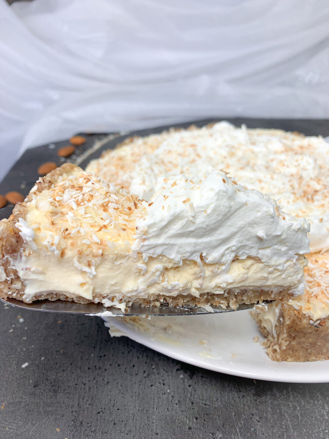 Keto coconut cream pie Family On Keto