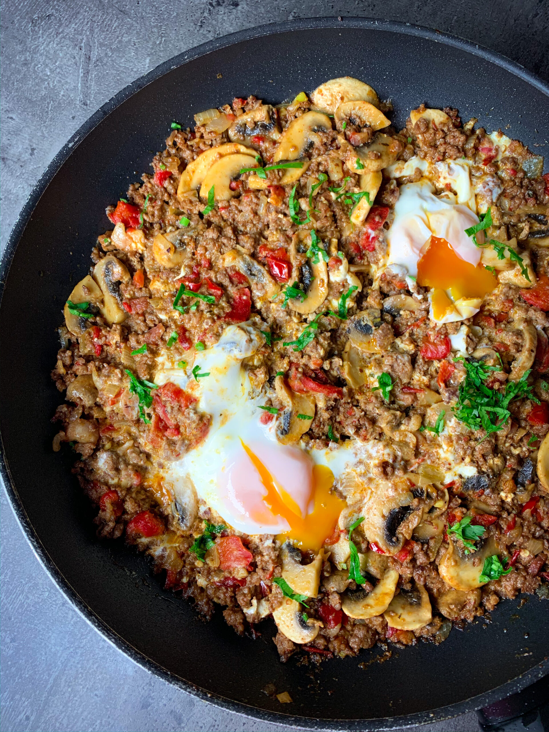 Ground beef hash Balkan style Family On Keto