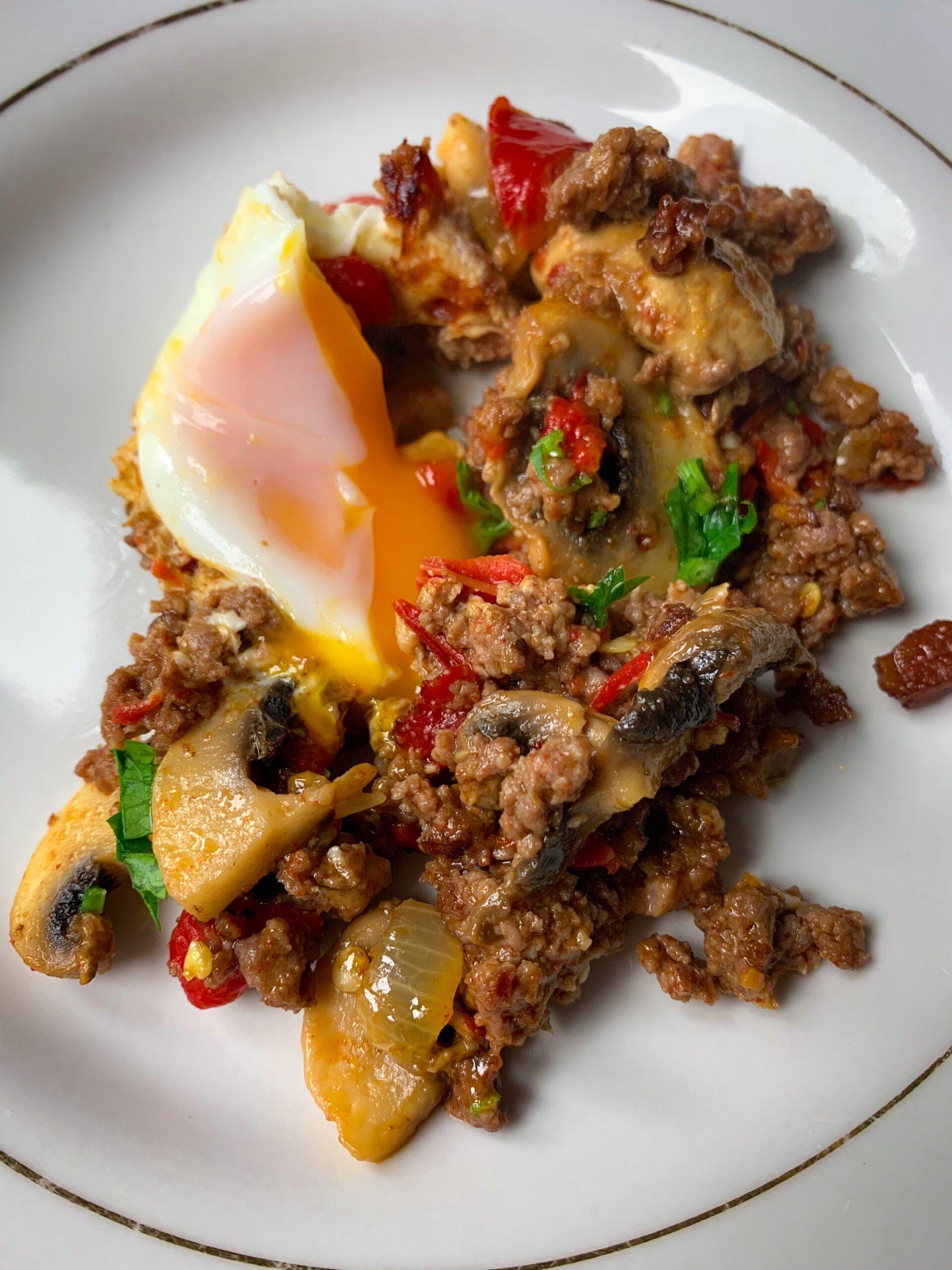 Ground beef hash Balkan style Family On Keto