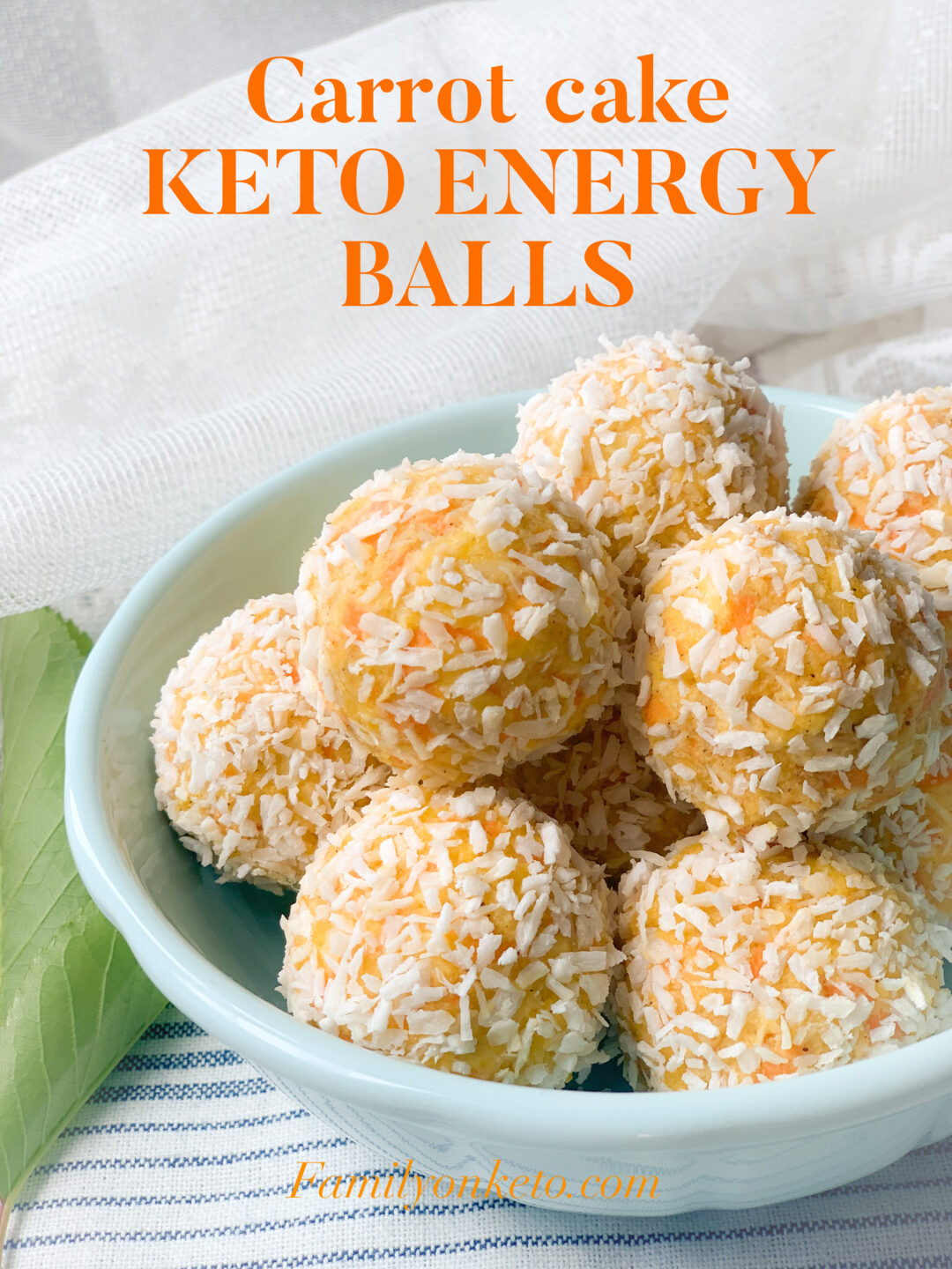 No bake carrot cake keto energy balls Family On Keto