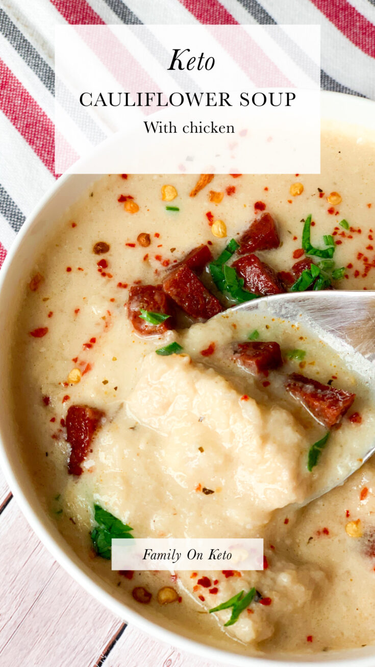 Picture of cream of cauliflower soup