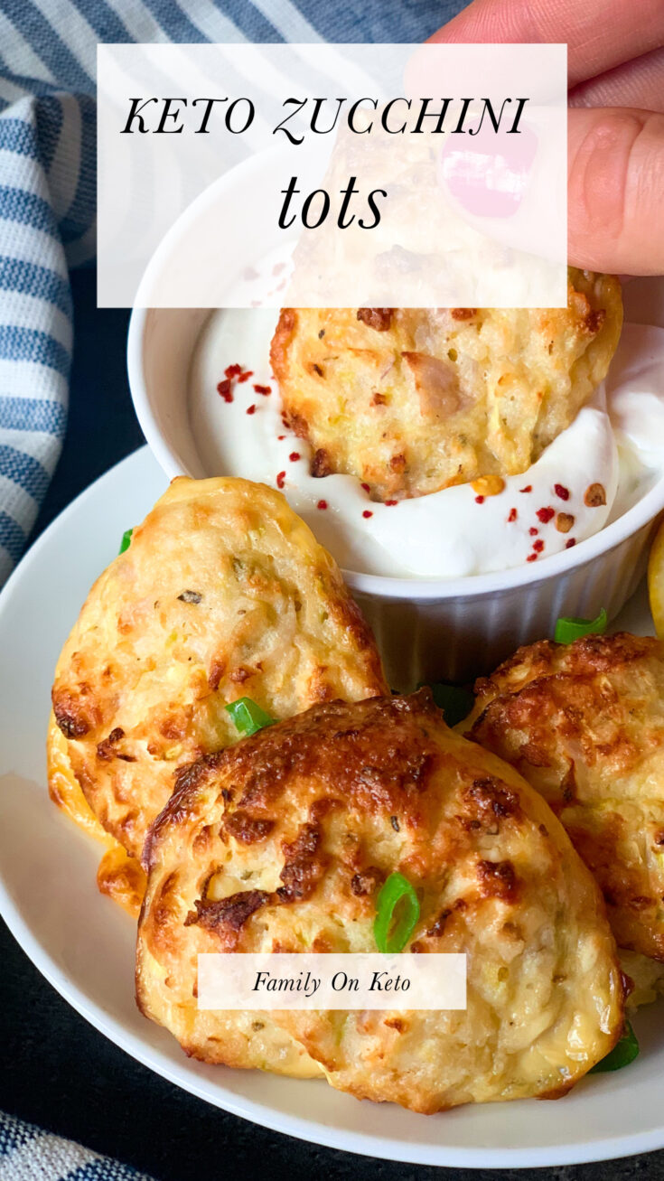 Keto zucchini tots