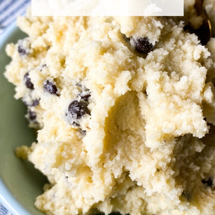 Keto edible chocolate chip cookie dough-image