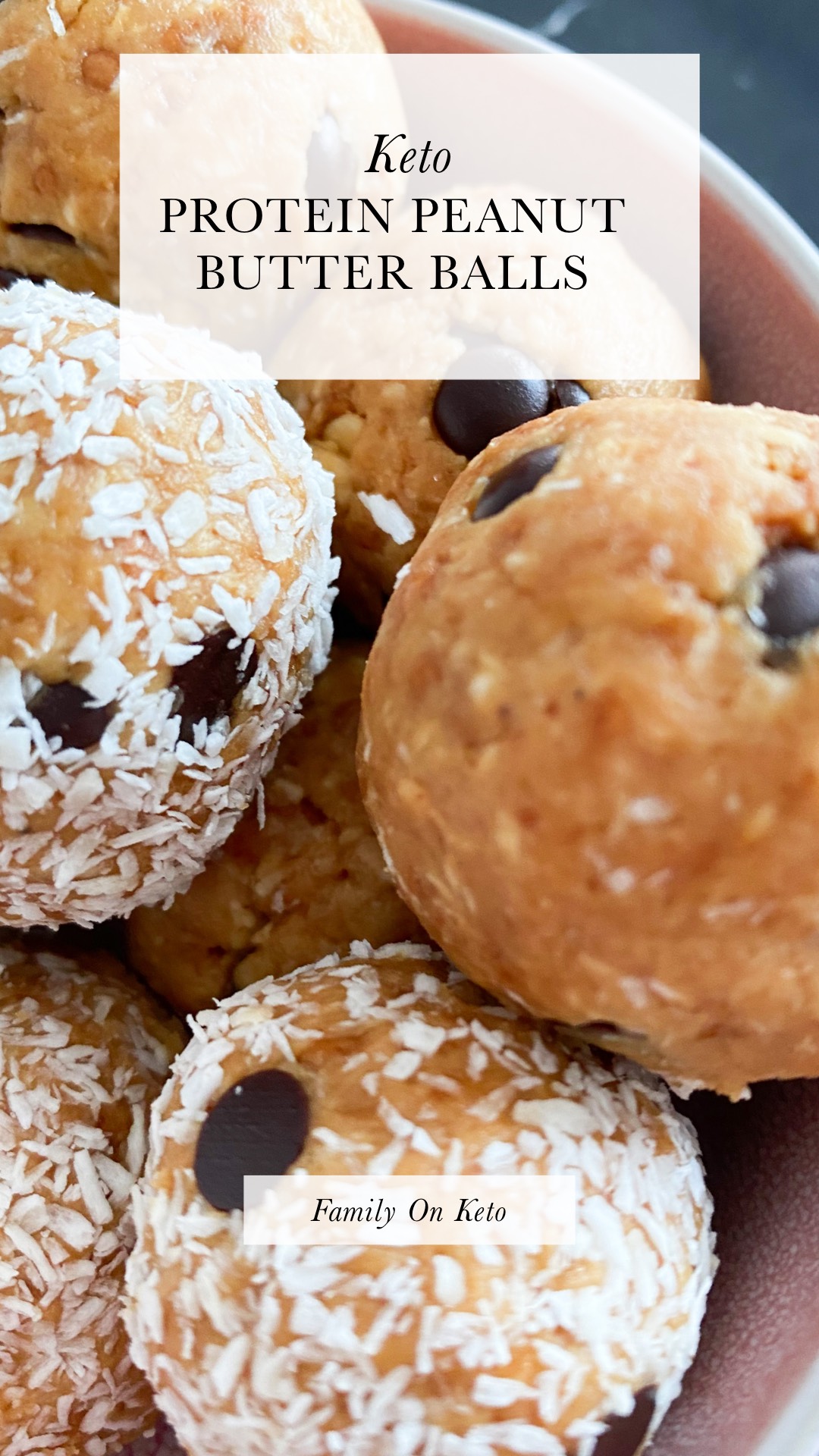 Keto Protein Peanut Butter Balls No Bake Family On Keto