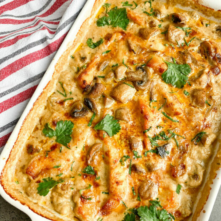 Creamy keto chicken casserole-image
